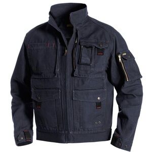 Men's Blaklader Workwear Military-Style Work Jacket in Navy